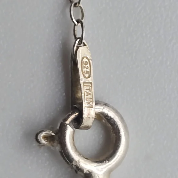 Vintage David Andersen Abstract Modern Sterling Silver Pendant Necklace - Picture 7 of 7